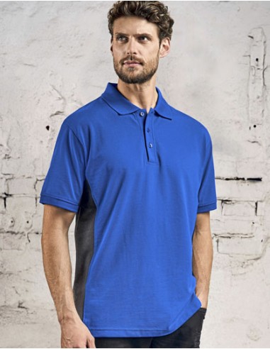 EXC-4590-Unisex Contrast Polo